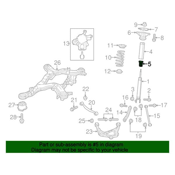 Buy Jeep Grand Cherokee Dodge Durango Rear Suspension Jounce Bumper