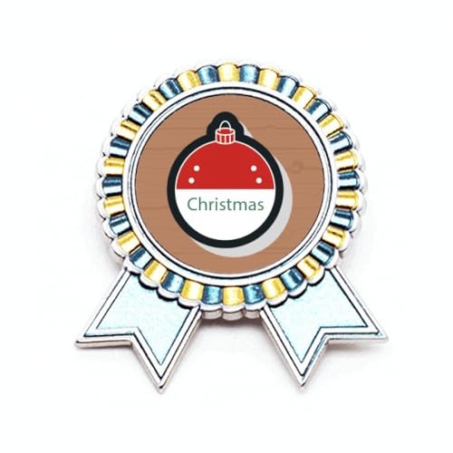 Broche pour gagnant de Noël badge en métal dessin animé idée cadeau