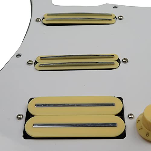 Pickups De Guitare De Pickguard Chargé Pré-programmés Humbucker Pickups Alnico 5 HSS Ensemble De Coupe À Push-Tire du… - Les Beatles, Paul McCartney, John Lennon, RIngo Starr, George Harrison Pickups De Guitare De Pickguard Chargé Pré-programmés Humbucker Pickups Alnico 5 HSS Ensemble De Coupe À Push-Tire du… – Image 3