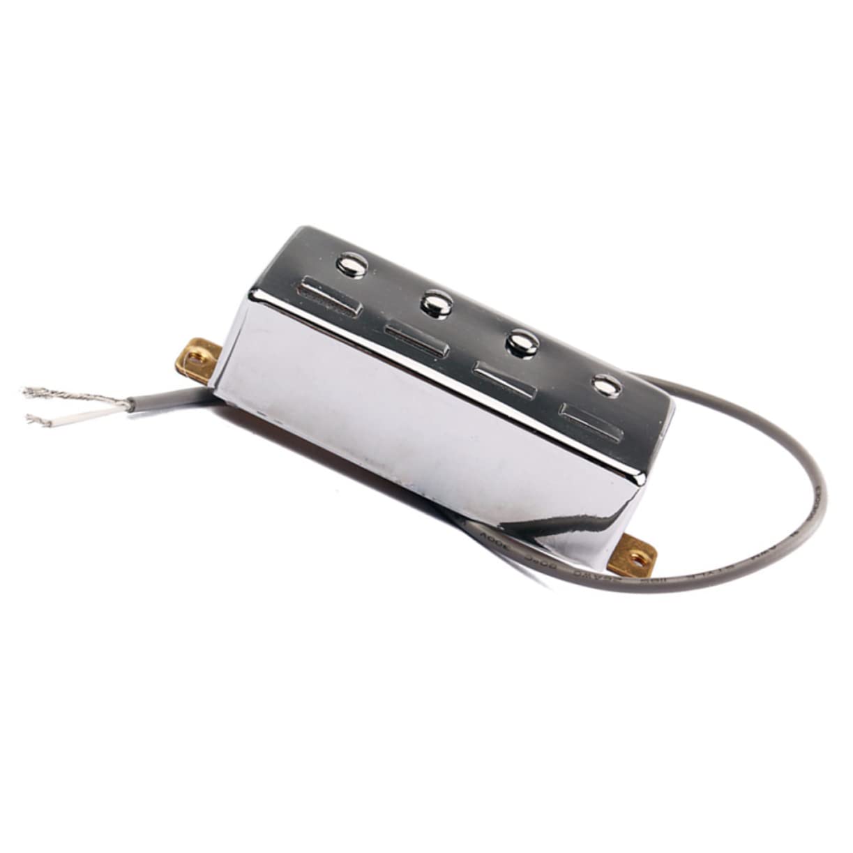 FAVOMOTO 4 String Bass Pickup 2 Core Wire Bass Humbucker Sealed Cover Pickup 2-conductor Cable for Electric Bass