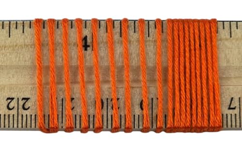 Image of 10-Pack of Yonkey Monkey 500 Grams Yarn - 70% Rayon derived from Bamboo, 30% Cotton - Orange 9020