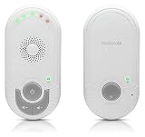 Motorola MBP7 Babyphone - Weiß - DECT - 120 Kanäle - 50m Reichweite - Wandmontagefähig - LED-Soundpegelanzeige - Eltern mit Kleinkindern (0-3 Jahre) - Baby Monitor