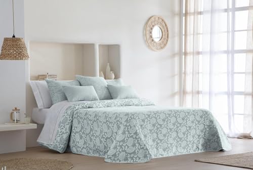 JVR   Colcha Tamaño 180 Ligera y Suave