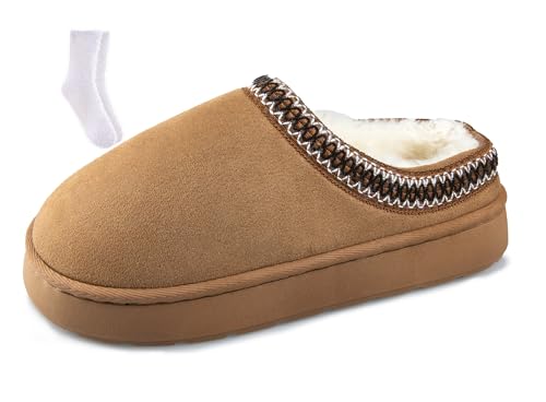 Women's Fuzzy Memory Foam Slippers Lightweight Home Slippers Fluffy Winter House Shoes Indoor and Outdoor