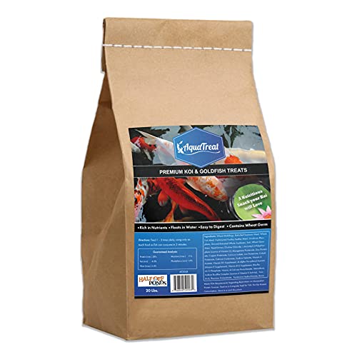 AquaTreat Premium Koi & Goldfish Treats 20 lb