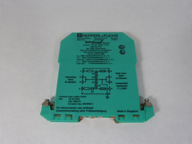 Pepperl+Fuchs 71816/Z787 Barrier Diode 8V 300OHM