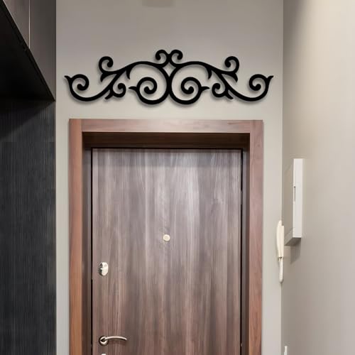 Trpiox Metal Scroll Wall Decor, Scroll Wall Art, Rustic Iron