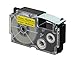Produktbild CASIO EZ-Label Printer XR-18YW1 Schriftband selbsthaftend 18 mm x 8,0 m schwarz auf gelb