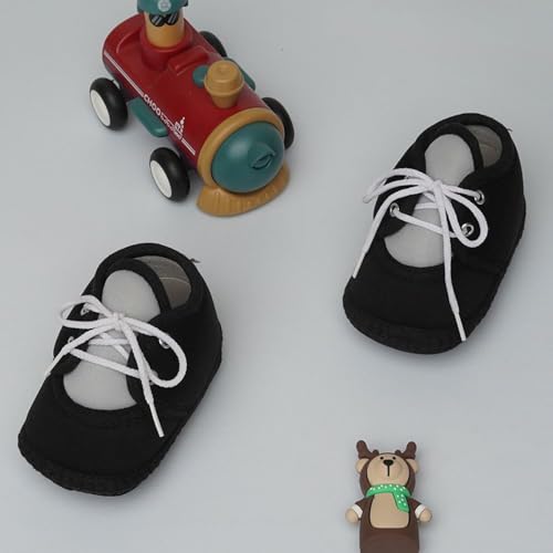 Image of Neska Moda 6 To 12 Months Baby Boys & Baby Girls Cute Soft Cotton Pre-Walker Lace Booties-BT4713