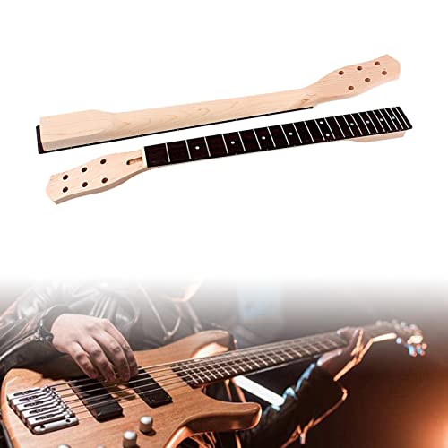 Manche de guitare électrique en érable noble 22 frettes au style vintage de 65,3 cm