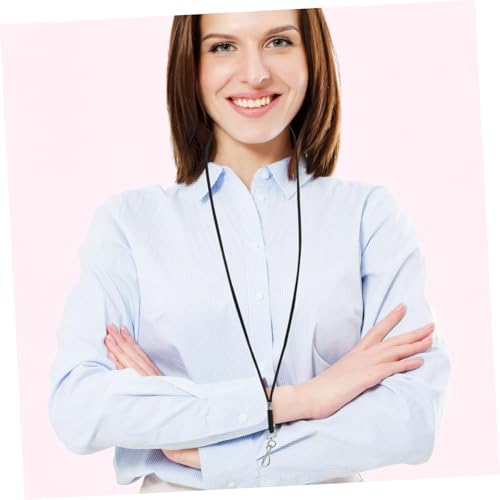 Cordon pour badge identification 100 pièces lanière de cou textile avec clip