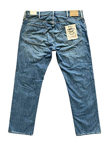 POLO RALPH LAUREN Men's Big and Tall Hampton Straight Fit Jeans (44 32, Stanton)2