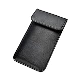 Bolso de Faraday Bolso de teléfono móvil Bloqueo de señal / Jammer Bolsa Bolsa Anti-seguimiento / Radiación GPS Caja de la cartera de la funda de la manga del pasaporte del blindaje. ENGAÑAR Bolsa con hebilla