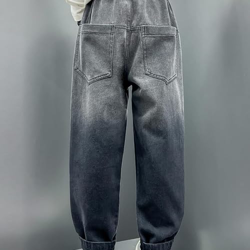 Stylish Boys Jeans for Kids Relaxed Fit Cargo Trousers Comfortable Denim Pants with Elastic Waist Perfect for4