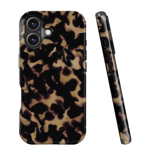 uCOLOR Compatible with iPhone 17 Case, [8 ft Drop Tested] Shockproof Design Protective Slim Stylish TPU Durable Phone Cover Case 6.3" (Tortoise Shell, iPhone 17)