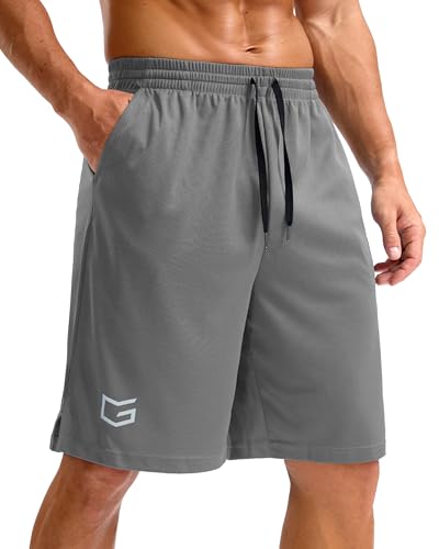 Image of G Gradual Men's Athletic Workout Shorts with Pockets 5 inch /7 inch /9 inch Lightweight Quick Dry Gym Basketball Running Shorts for Men
