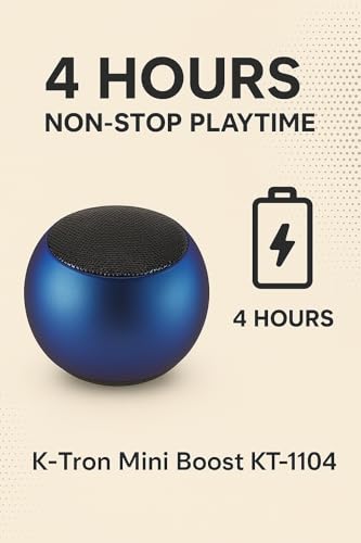 Image of K-Tron hub Mini Bluetooth Speaker Portable Wireless Audio Player Sound System for Mobile Devices Small Size Big Sound Effortless Connectivity