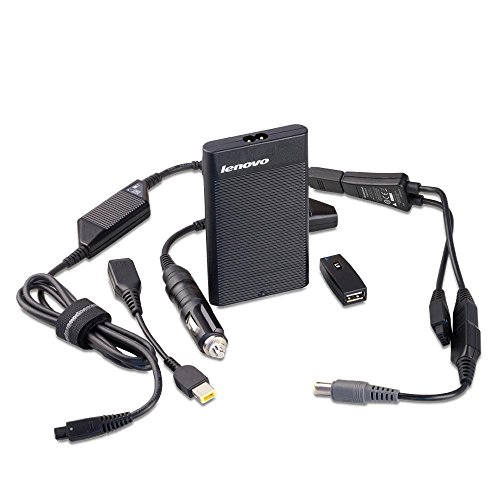 Lenovo 90W Ultraslim chargeur haut de gamme double alimentation secteur et voiture