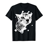 Y2K Alien Cat Meme Retro Silly Cat Vintage Kitty Funny Shirt T-Shirt