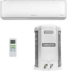 Ar Condicionado Split Agratto Hi Wall Liv Top Inverter 18.000 Btu/h Quente e Frio Monofásico Branco Lcst18qf-02i - 220v