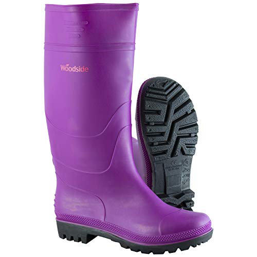 Woodside Wellington Boots PURPLE - SIZE 8