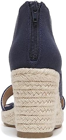 LifeStride Womens Thrive Strappy Espadrille Wedge Sandal, Lux Navy, 8 US | Image 5
