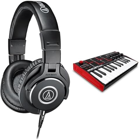 Audio-Technica M40x Studio Headphones with Detachable Cable Cover