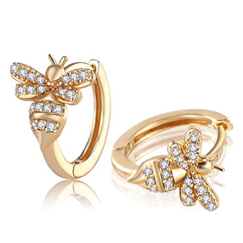 Richapex Boucles d'oreilles femme or 18 Carat Papillon...