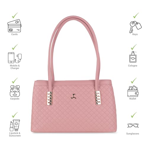 Image of Mochi Women Faux Leather Casual Shoulder Bag with Premium Metal Details