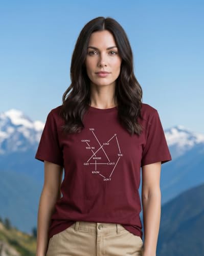 Image of Nobero Women's Graphic Printed T-Shirt | Regular Fit 180 GSM Cotton Tee for Women | Comfortable Round Neck Casual Wear