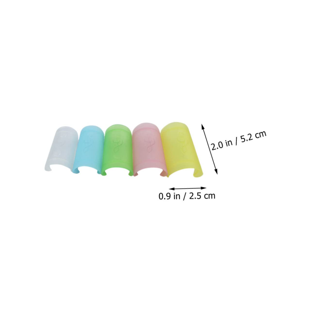 Toddmomy Swabs for Flutes 25 Pcs Flute Care Kit Plastic Protector Covers Random