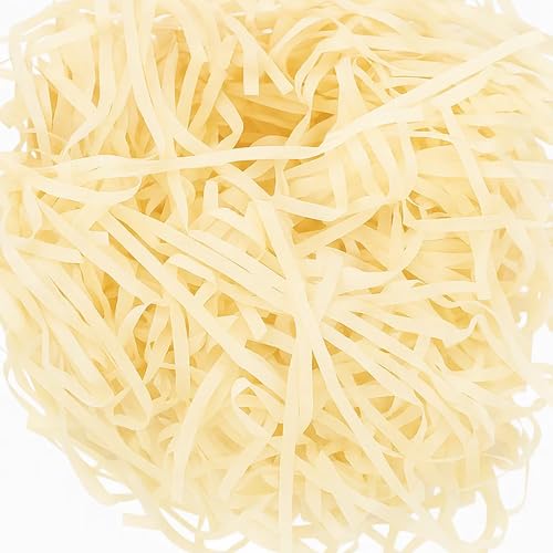200g Holzwolle Füllmaterial Holzwolle Deko Ostergras Natur Vielseitiges Deko Ostergras Natur Ideal für Geschenkbox Füllmaterial und Gartenverbesserung Verpackungsmaterial für Heimwerker