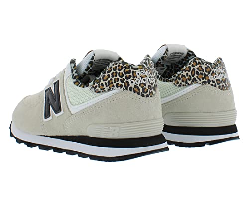 New Balance 574 Boys Shoes Size 11, Color: Grey/Leopard-Grey2