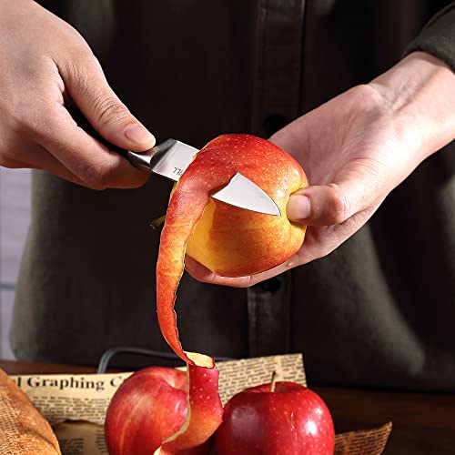 Foto von PICKWILL Küchenmesser Set, Messerset 5 teilig, Ultra Scharfe Profi Küchenmesser Set aus Deutscher Edelstahl mit Ergonomischem Griff Chefmesser Brotmesser Fleischmesser Allzweckmesser Schälmesser