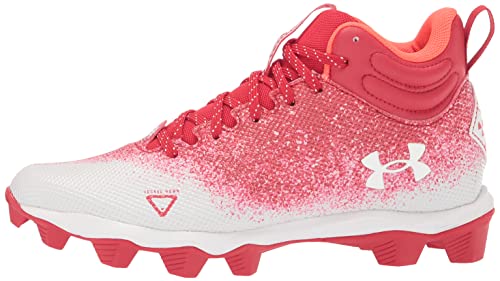 Under Armour Tênis de futebol masculino Spotlight Fran 2.0, Vermelho (600)/branco, 11