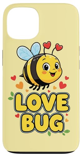Love Bug �L���[�g ���킢�� �o�����^�C�� �n�` �n�[�g�t�� �X�}�z�P�[�X iPhone 13 �p
