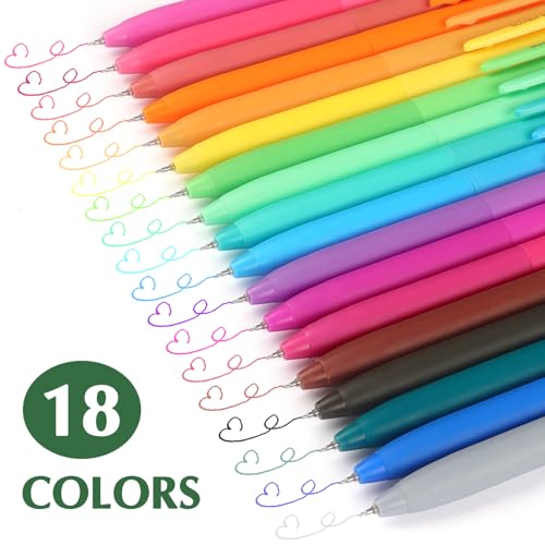 Bolígrafos de Gel de Colores Bribobo Pack 18 pcs miniatura 3