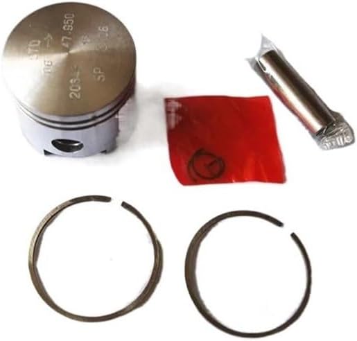 423 Piston Kit 48mm Fit for 423 Engine Sprayer Mist-Duster Cylinder Ring Pin Clips Assembly Replacement ll