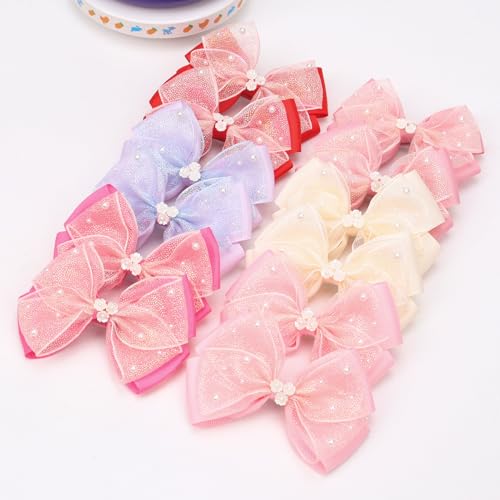 Pinzas para el cabello estilo moño de 4.5 pulgadas miniatura 7