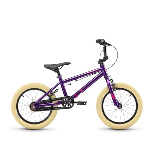 Scool XtriX mini 16 inch BMX met 1 versnelling, paars