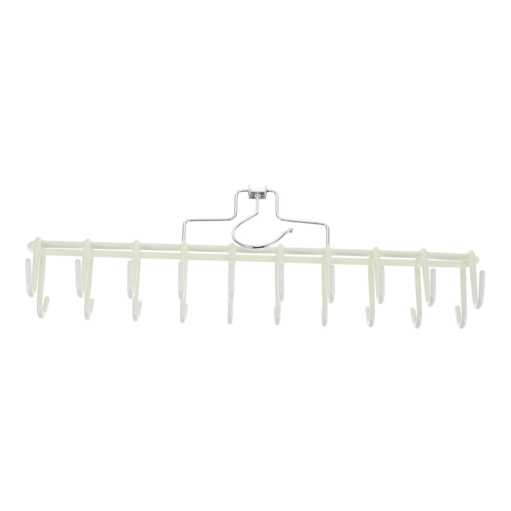 OFFSCH Multi Functional Non Slip Hanger Organizer for Closet Space Saving Belt Tie and Scarf Holder with Antislip Coating for Compact Storage Spaces