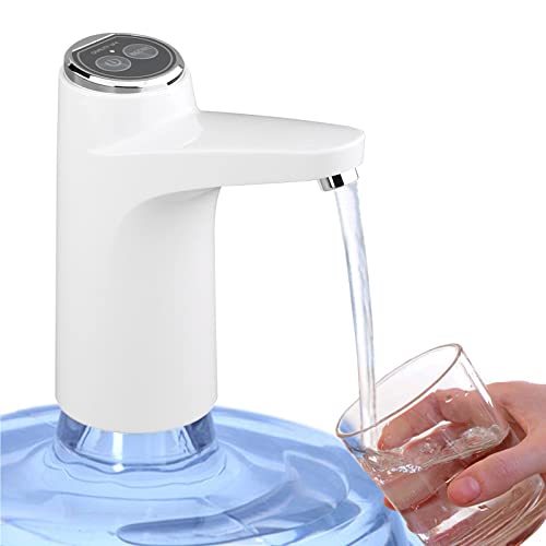 Dispensador de Agua Bomba de Botella de Agua portátil para Universal 3, 4 y 5 galones con Carga eléctrica USB e Interruptor de Apagado automático Cover