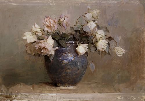 Roses Abbott Handerson Thayer Art Décoratif Toile Imprimer Affiche Salon 60x90cm
