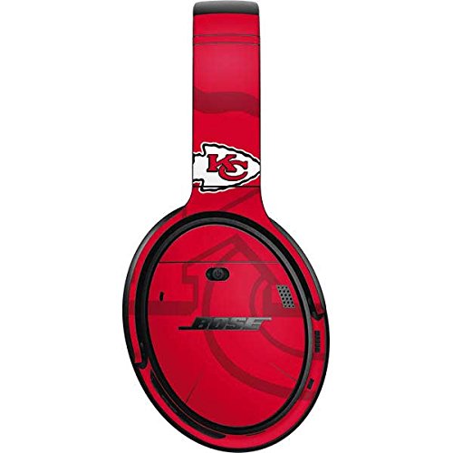 Skinit Decal Audio Skin Compatible with Bose QuietComfort 35 Headphones - Officially Licensed NFL Kansas City Chiefs Double Vision Design