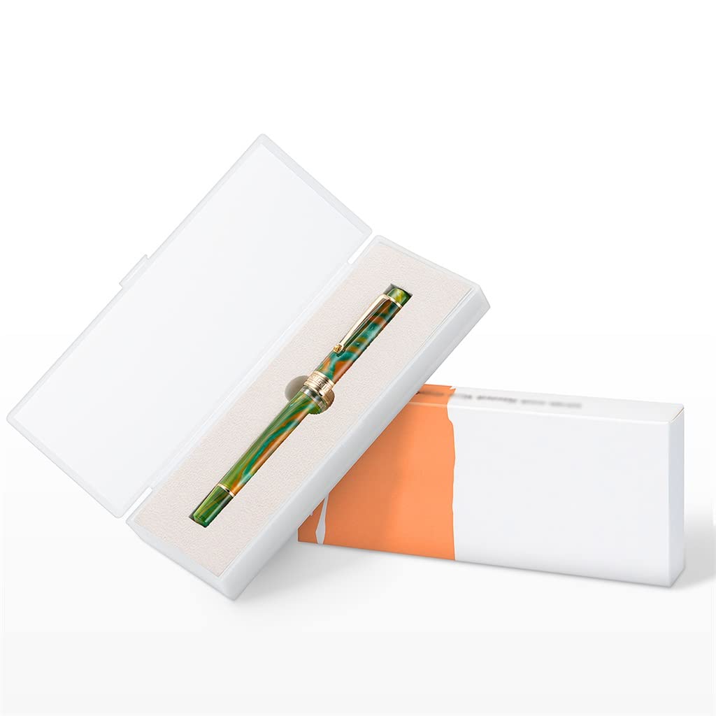Stylo plume avec stylo plume et clip Vert