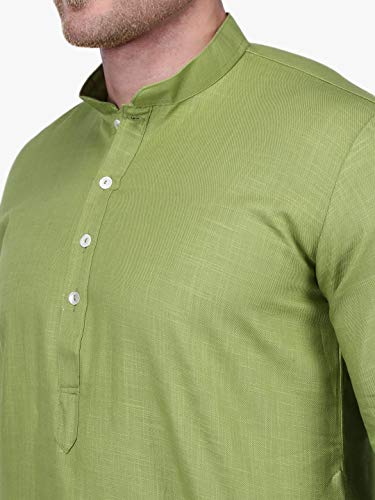Image of Rajubhai Hargovindas Men's Premium Cotton Solid Kurta
