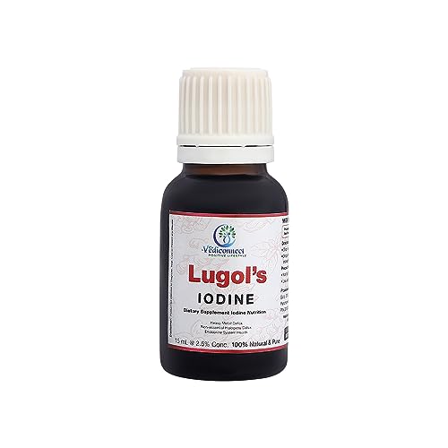 Lugol’s Iodine (2.5%) | The Iodine Nutrition | Supports CNS | Heavy Metal Detox | 15 mL Lugol’s Iodine (2.5%) | The Iodine Nutrition | Supports CNS | Heavy Metal Detox | 15 mL
