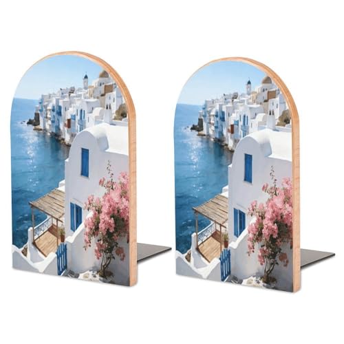 Sujetalibros decorativos de madera con motivos naturales el regalo ideal para lectores 2