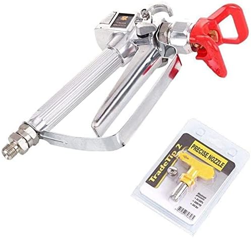 Airless Paint Spray Gun with 517 tip Swivel Joint 3600PSI High Pressure Spray Gun