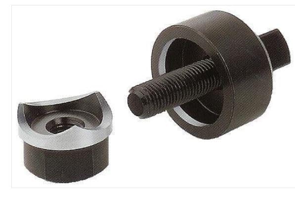 Emporte-pièce à vis à 3 dents ø 31 mm